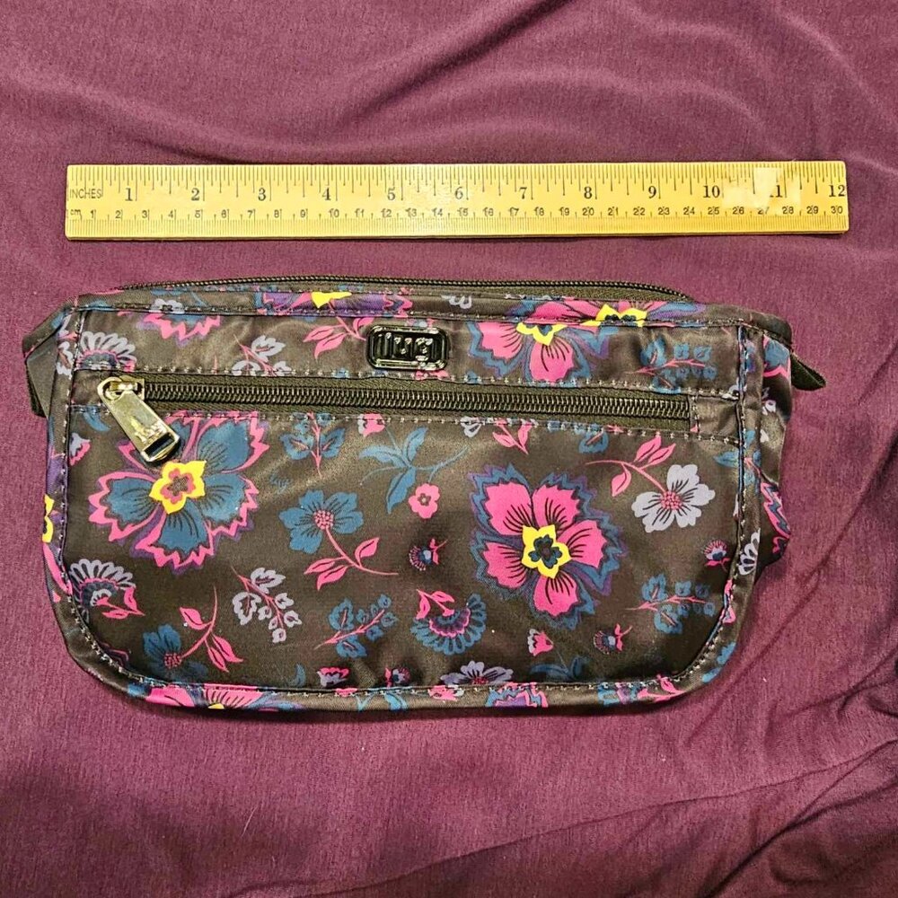 LUG Parasail Cosmetic Case Boho Floral Black